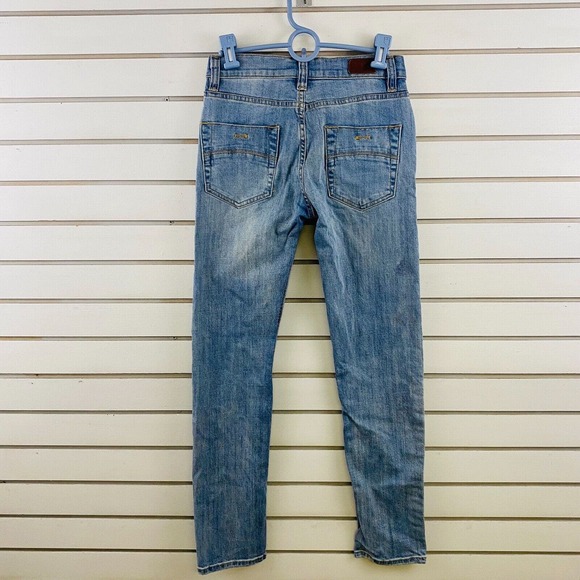 Mens 28x30 RSQ London Skinny Jeans Light Blue‎ Wash 30" Inseam - Picture 4 of 7